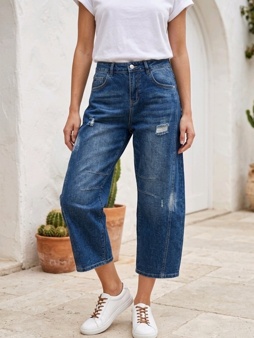 Flamingals Wide-Leg Blue Jeans (NWT) #JEA2